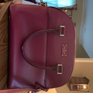 Plum Kate Spade dome purse